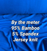 Load image into Gallery viewer, Royal Blue 95% Bamboo Jersey Knit