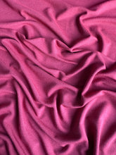 Load image into Gallery viewer, Burgundy 95% Bamboo Jersey - Extra soft