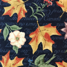 Load image into Gallery viewer, Leafs and flowers quilting cotton fabric - thanksgiving cotton fabric - high quality quilting cotton fabric
