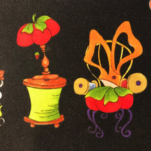 Load image into Gallery viewer, Sewing items and mannequin prints 100% quilting cotton fabrics - sewing threads prints fabrics