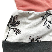 Load image into Gallery viewer, Floral Light Grey 95% Bamboo Jersey - Extra soft