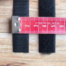 Load image into Gallery viewer, 3/4 inch Black Velcro Brand Hook and Loop Tape