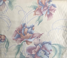 Load image into Gallery viewer, Beige Floral cotton woven home decor fabric