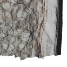 Load image into Gallery viewer, 2.85 meters Reversible Black mesh with cotton