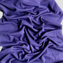 Load image into Gallery viewer, Dark Purple (Reign) Ribbing Tubular 66% Bamboo/28%Cotton Stretch fabrics