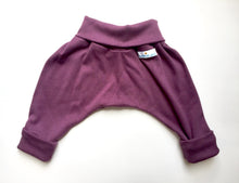 Load image into Gallery viewer, Purple Ribbing Tubular 66% Bamboo/28%Cotton Stretch fabrics