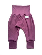 Load image into Gallery viewer, Purple Ribbing Tubular 66% Bamboo/28%Cotton Stretch fabrics