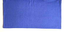 Load image into Gallery viewer, Blue/Purple Ribbing tubular knit fabric 66% Bamboo/28%Cotton Stretch fabrics