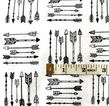 Load image into Gallery viewer, Arrow Patch flannel fabrics - 100% cotton flannel fabrics - cotton flannelette