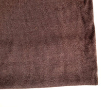 Load image into Gallery viewer, Brown Coffee Ribbing turbular knit fabric 66% Bamboo/28%Cotton Stretch fabrics