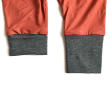 Load image into Gallery viewer, Rusty Orange 95% Bamboo Jersey - Extra soft