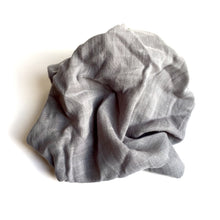 Load image into Gallery viewer, Grey Silver Cotton Double Gauze fabrics