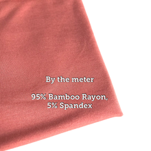 Load image into Gallery viewer, Pink 95% Bamboo Jersey - Extra soft