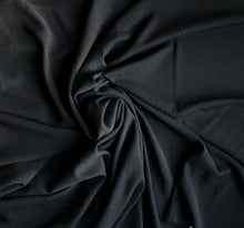 Load image into Gallery viewer, Double Black Georgette Crepe fabric