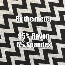 Load image into Gallery viewer, Chevron prints 95% Rayon Jersey Knit
