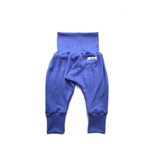 Load image into Gallery viewer, Blue/Purple Ribbing tubular knit fabric 66% Bamboo/28%Cotton Stretch fabrics