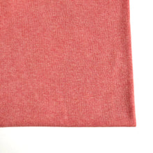 Load image into Gallery viewer, Pink Coral Ribbing Tubular 66% Bamboo/28%Cotton Stretch fabrics