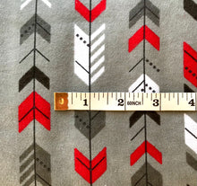 Load image into Gallery viewer, Arrow Stripe flannel fabrics - 100% cotton flannel fabrics - cotton flannelette