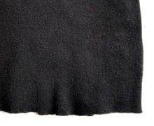 Load image into Gallery viewer, 1.5 meter Black Tubular Cotton Ribbing Knit