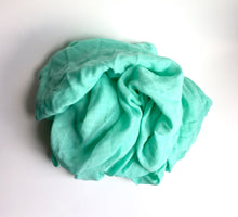Load image into Gallery viewer, Green Opal Cotton Double Gauze fabrics