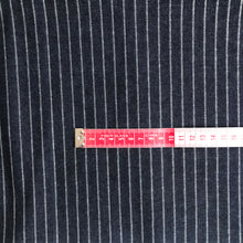 Load image into Gallery viewer, Pinstripe stretchy Denim fabric