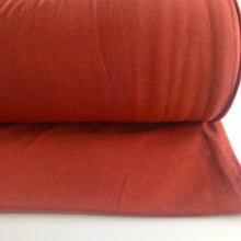Load image into Gallery viewer, Rusty Orange 95% Bamboo Jersey - Extra soft