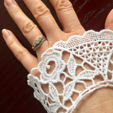 Load image into Gallery viewer, Guipure Lace pieces - White laces bride