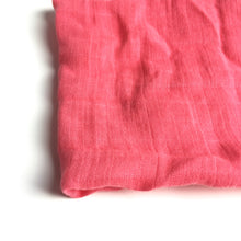 Load image into Gallery viewer, Pink coral Cotton Double Gauze fabrics