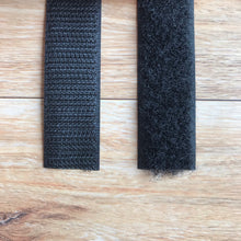 Load image into Gallery viewer, 3/4 inch Black Velcro Brand Hook and Loop Tape
