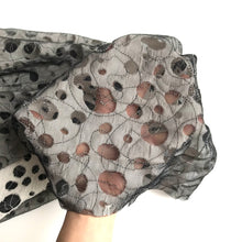 Load image into Gallery viewer, 2.85 meters Reversible Black mesh with cotton