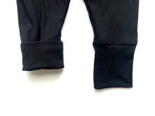 Load image into Gallery viewer, Black 95% Bamboo Jersey knit fabric - Extra soft