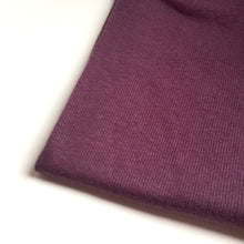 Load image into Gallery viewer, Purple Ribbing Tubular 66% Bamboo/28%Cotton Stretch fabrics