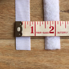 Load image into Gallery viewer, 3/4 inch White Velcro Brand Hook and Loop Tape
