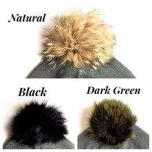 Load image into Gallery viewer, Handmade Recycled fur pompoms