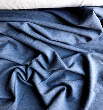 Load image into Gallery viewer, Blue Navy 66% Bamboo/28% Cotton Stretch fleece