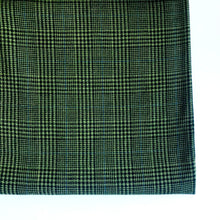 Load image into Gallery viewer, Green Glencheck with blue pinstripes fabrics