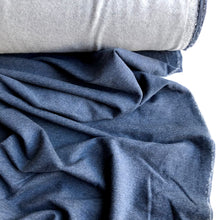 Load image into Gallery viewer, Blue Navy 66% Bamboo/28% Cotton Stretch fleece