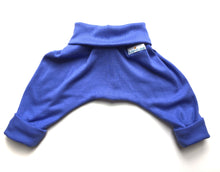 Load image into Gallery viewer, Blue/Purple Ribbing tubular knit fabric 66% Bamboo/28%Cotton Stretch fabrics