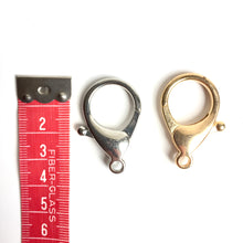 Load image into Gallery viewer, 1 piece sterling silver Extra large Lobster clasps hooks 35mm