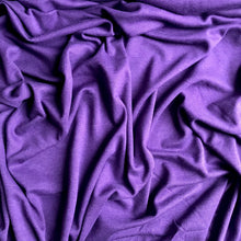 Load image into Gallery viewer, Purple Viola 66% Bamboo/28% Cotton Stretch Rib