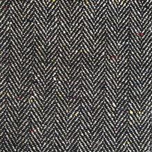 Load image into Gallery viewer, Brown herringbone tweed fabric