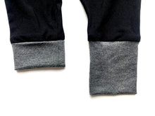 Load image into Gallery viewer, Black 95% Bamboo Jersey knit fabric - Extra soft