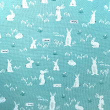 Load image into Gallery viewer, 1.30 meter of Bunnies prints 100% quilting cotton fabrics