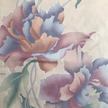 Load image into Gallery viewer, Beige Floral cotton woven home decor fabric