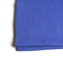Load image into Gallery viewer, Blue/Purple Ribbing tubular knit fabric 66% Bamboo/28%Cotton Stretch fabrics