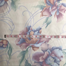Load image into Gallery viewer, Beige Floral cotton woven home decor fabric