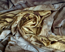 Load image into Gallery viewer, Shaded Beige/Brown Crepe Georgette fabric