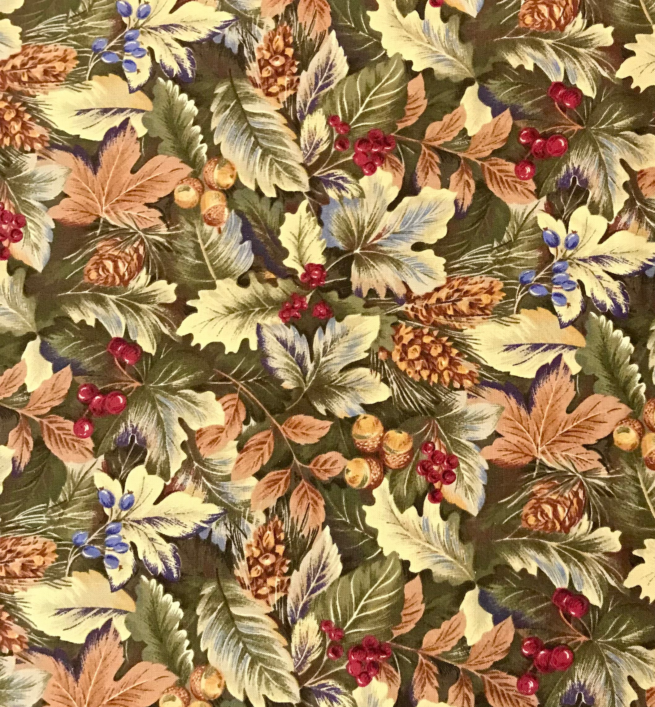 Back to nature Christmas quilting cotton fabrics Sewing Supplies Canada