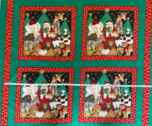 Load image into Gallery viewer, Christmas Safary quilting panels - 100% cotton
