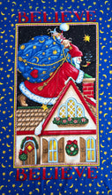 Load image into Gallery viewer, Santa Believe Christmas quilting panels - 100% cotton
